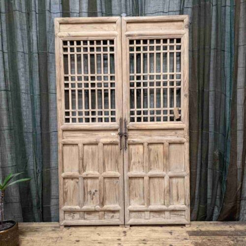 Pair of Antique Provincial Chinese Doors
