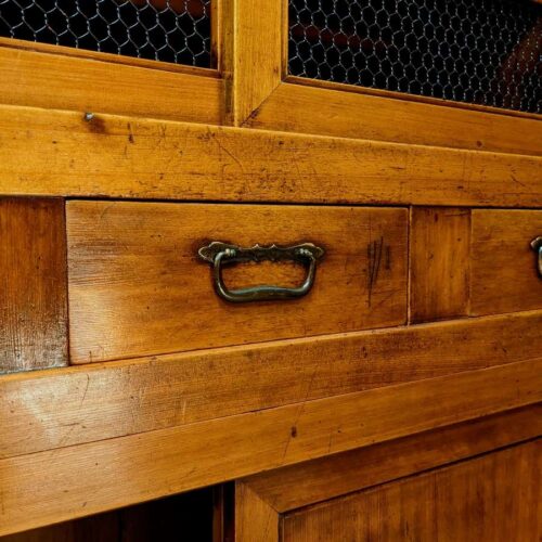 Antique Japanese Cedar Mizuya, Kitchen Cabinet