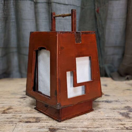 Ariake Andon, Japanese Lacquered Timber Lantern